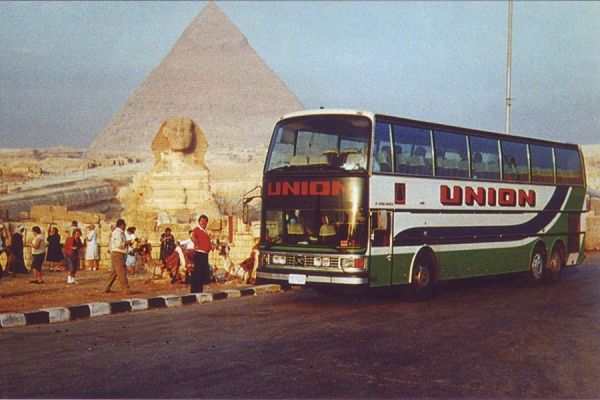 Union Reisen bei den Pyramiden 1987